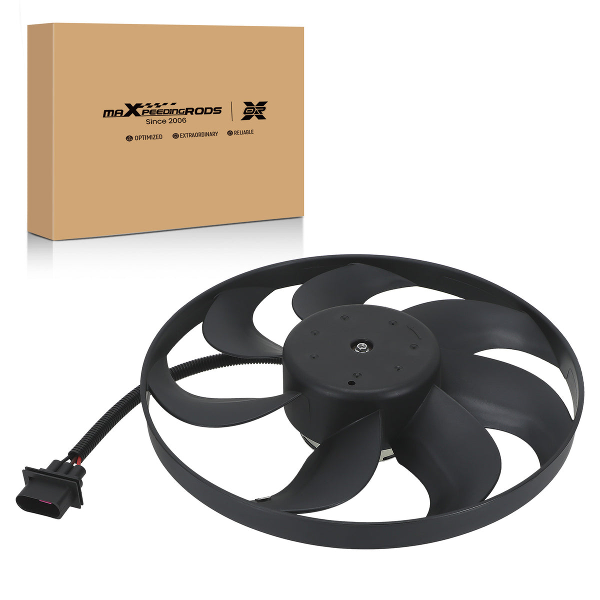 Electric Cooling Fan Assembly compatible For VW Beetle 99-06 6X0959455 1C0959455 240W 14in