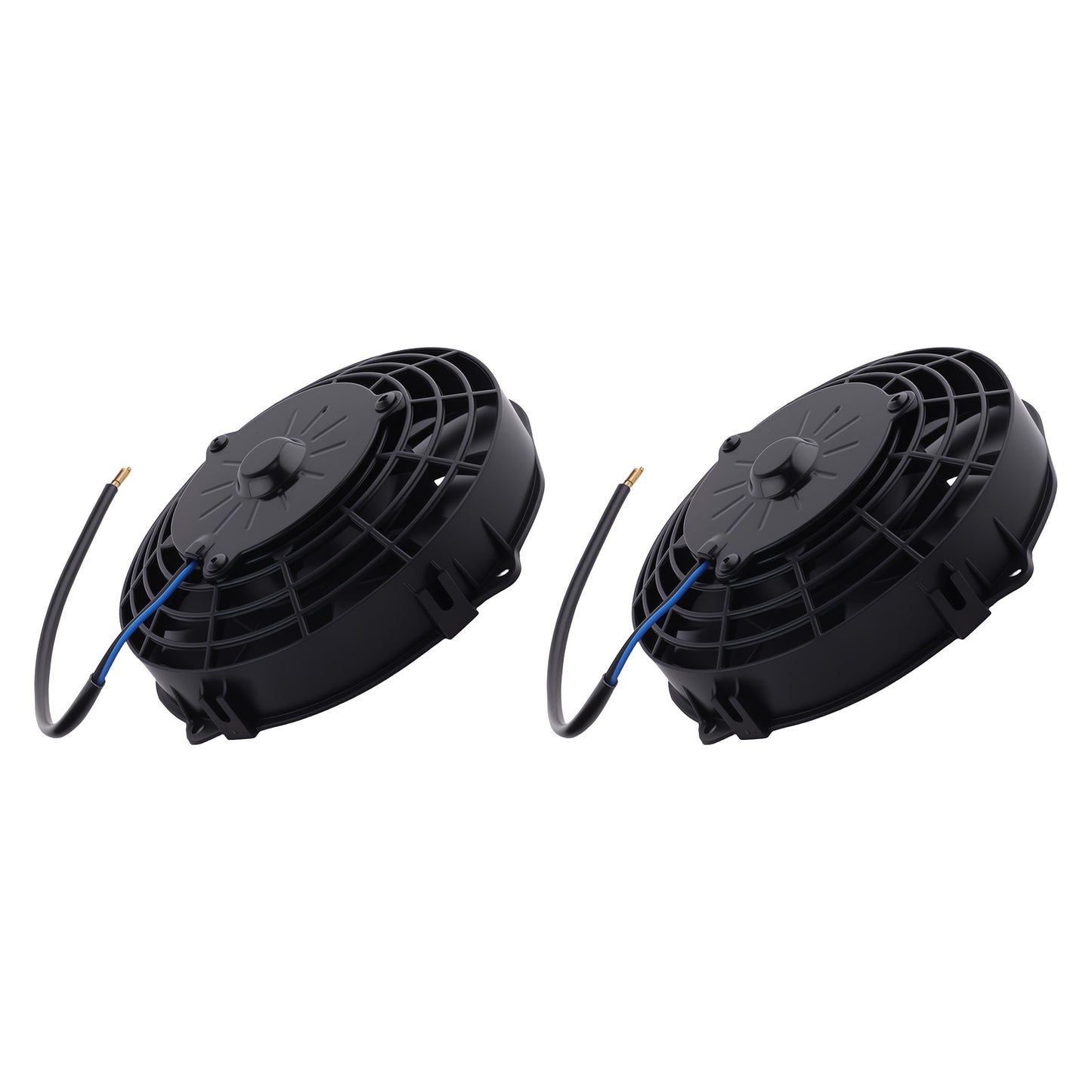 10-Blade Cooling Fan 8.27 for Universal Radiator Application 2900RPM Black