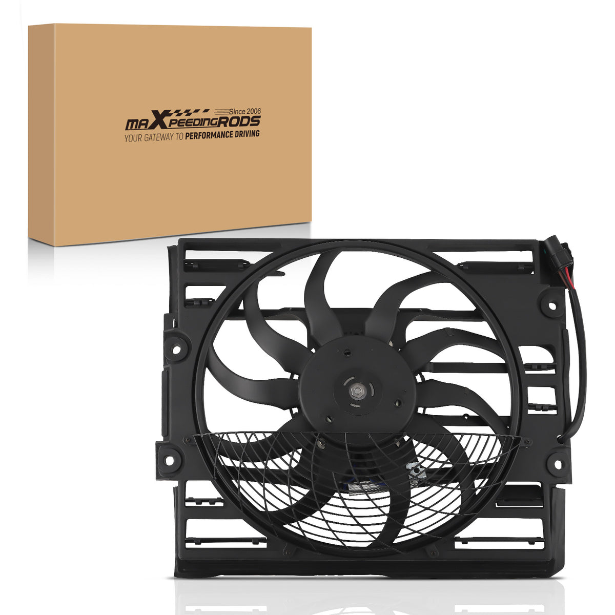 Engine Radiator Cooling Fan compatible For BMW 740i/740iL/750iL 1996-1998 64548380774