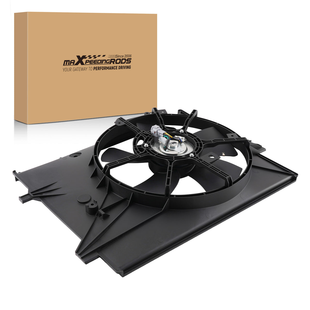 Electric Radiator Cooling Fan compatible For Mazda MX-5 Miata L4 2.0 2006-2015 LFG115025C