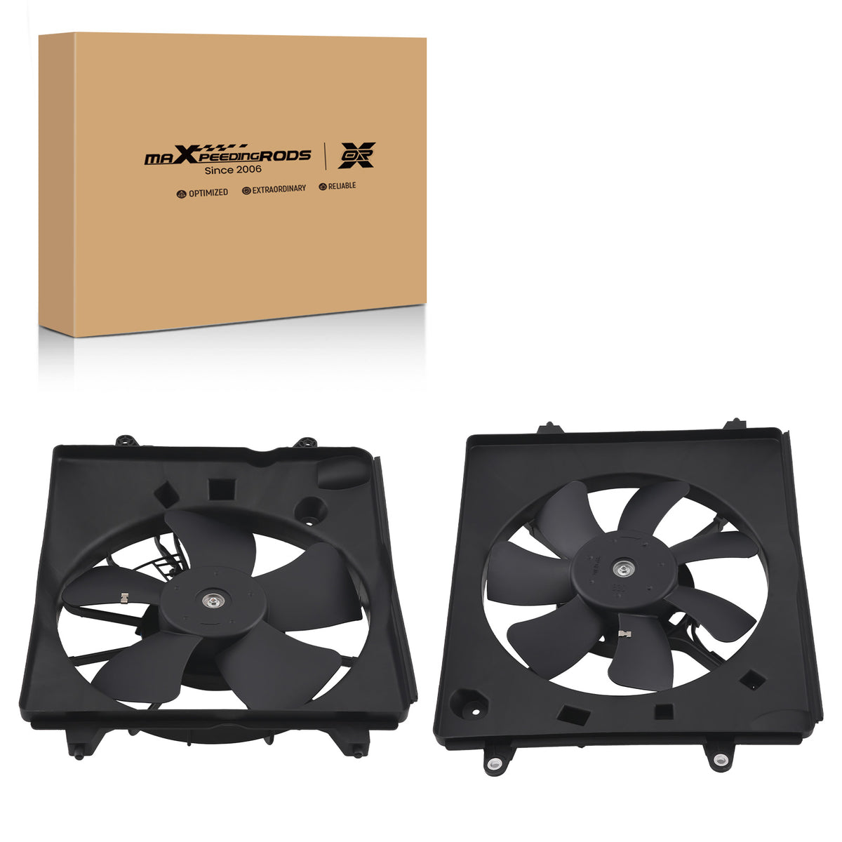 Cooling Fan compatible For Honda CR-V 2.4L 2010-2016 38616R6AJ01 HO3113138 2Pins