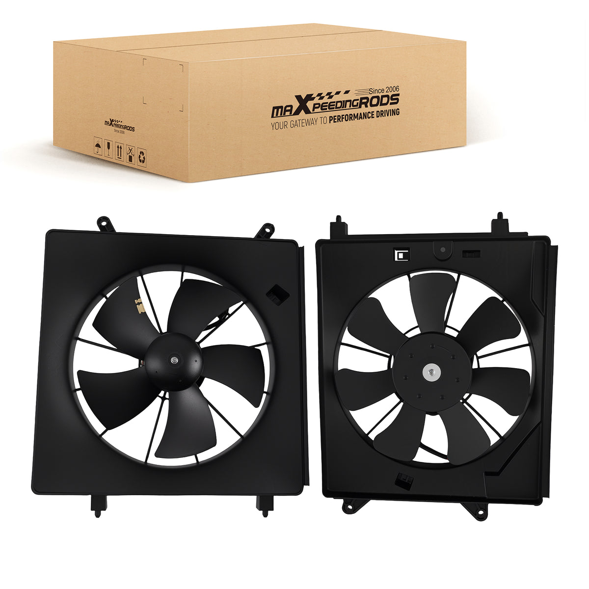 Cooling Fan Assembly compatible For Honda Element 07-11 16576135 HO3115116 19015PNB003