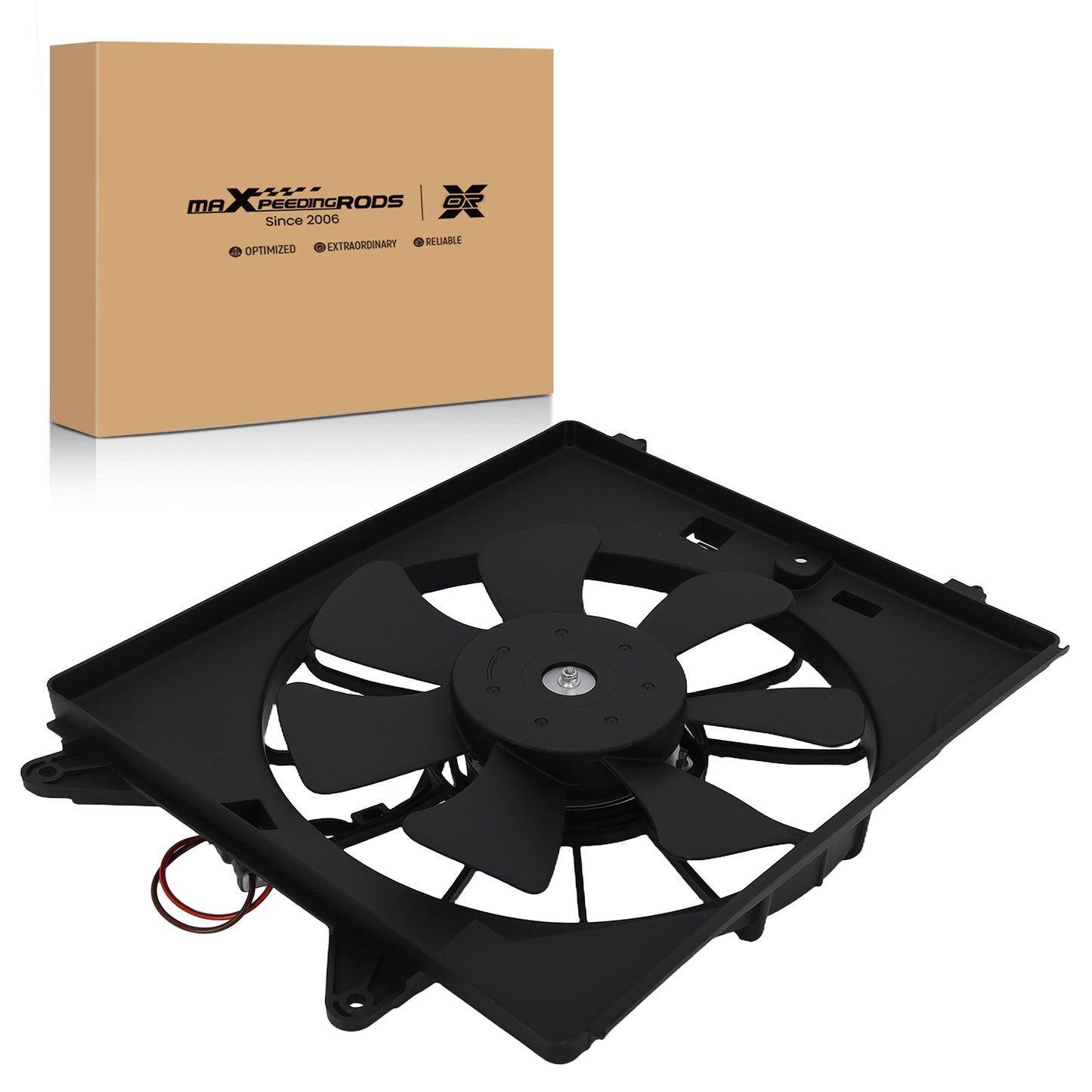 Cooling Fan Assembly 2100RPM compatible For Honda Element 07-11 38615PZDA11