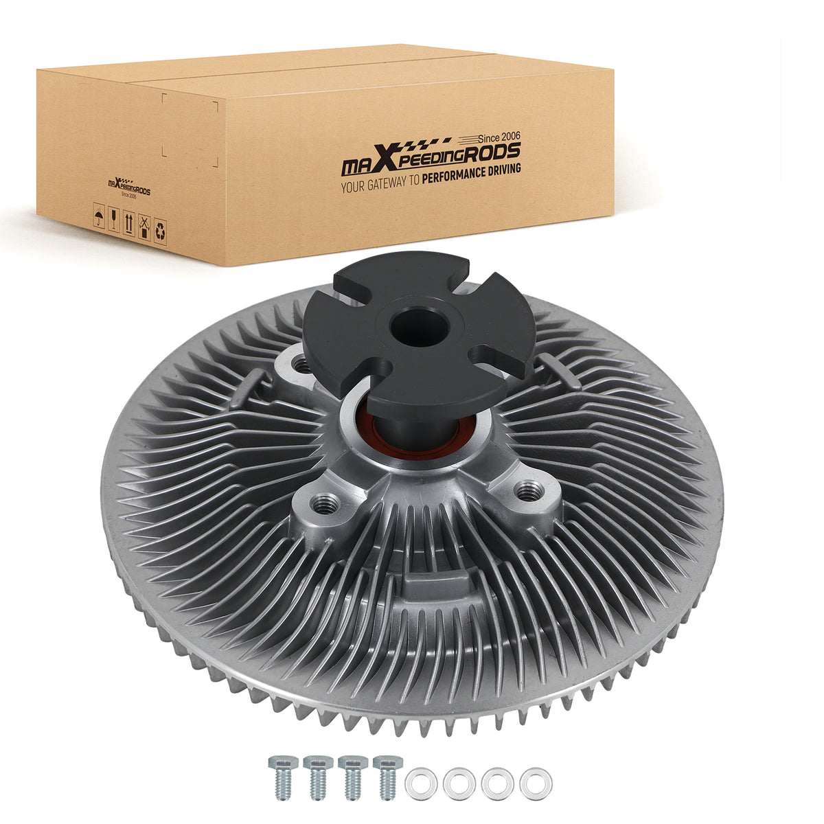 Fan Clutch Aluminum compatible For Jeep Cherokee Wrangler TJ 2.5L 4.0L 1991-2000