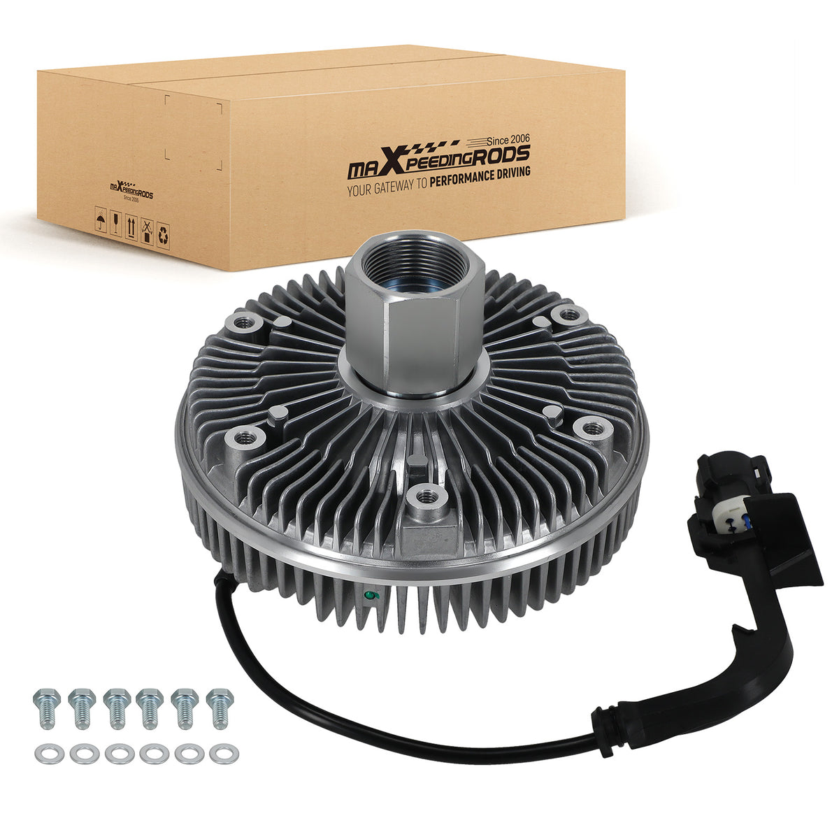Electric Fan Clutch compatible For Ford E-350/F-250/F-350 Super Duty 6.0L Diesel 2003-2010