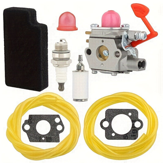 25cc Two-Stroke Gas Blower Carburetor Kit - Powerful 210Mph / 450 Cfm Replacement for Craftsman - Part Number 545081855 by