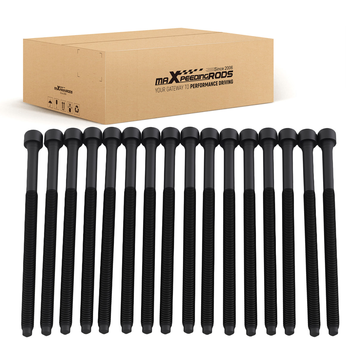 Engine Cylinder Head Bolt Set compatible For Audi Q5 Q7 S4 S5 SQ5 compatible For VW Touareg V6 3.0L