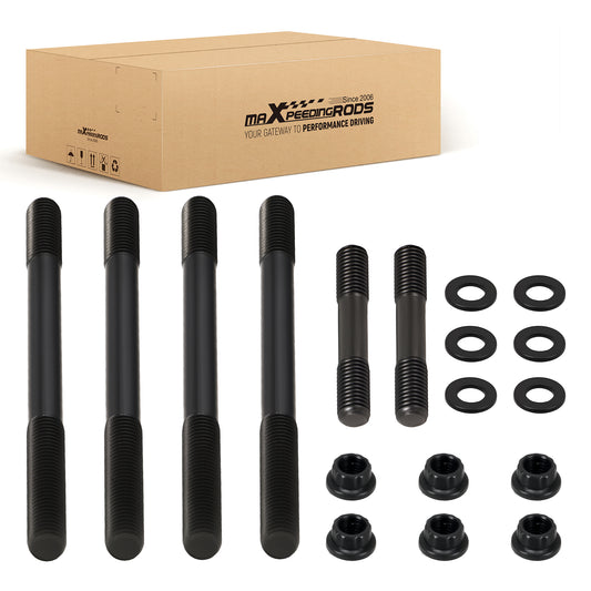 Cylinder Head Stud Kit compatible For Yamaha Rhino 660 Raptor 2001-2007 80-82600 Steel