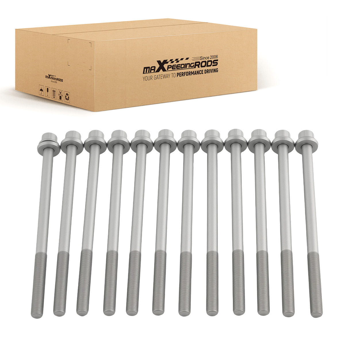 Cylinder Head Bolts compatible For Subaru Outback Legacy Impreza 2.5L SOHC EJ25 1999-2009