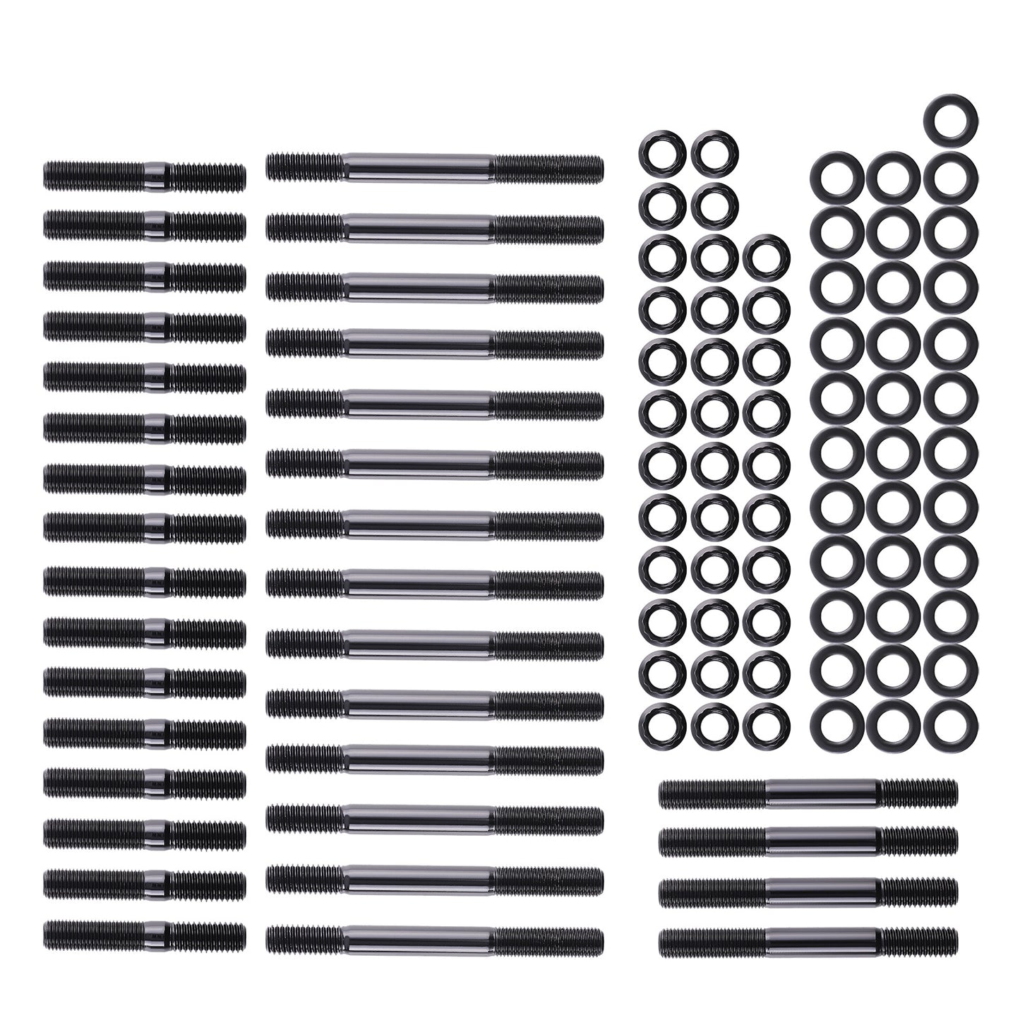 Cylinder Head Stud Kit compatible For Chevy Small Block SBC 265 267 283 302 305 307 327