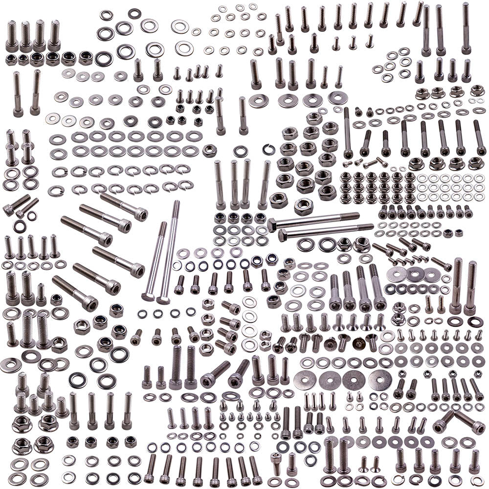 Compatible For YAMAHA YFZ350 Banshee Stainless Steel ATV Bolt Screw Kit SET New