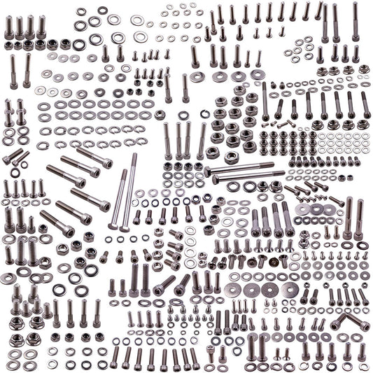 Compatible For YAMAHA YFZ350 Banshee Stainless Steel ATV Bolt Screw Kit SET New
