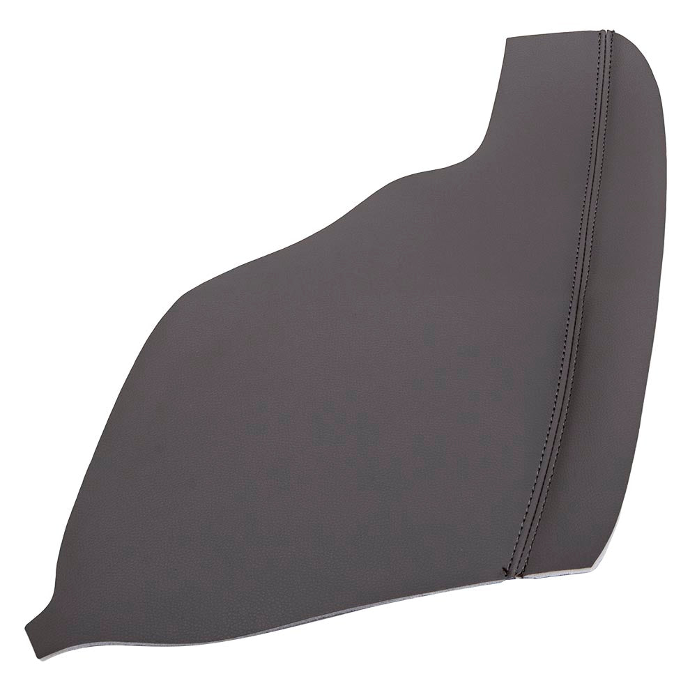 2pcs Door Armrest Cover Leather compatible for Honda Odyssey 2011-2017 Dark Gray