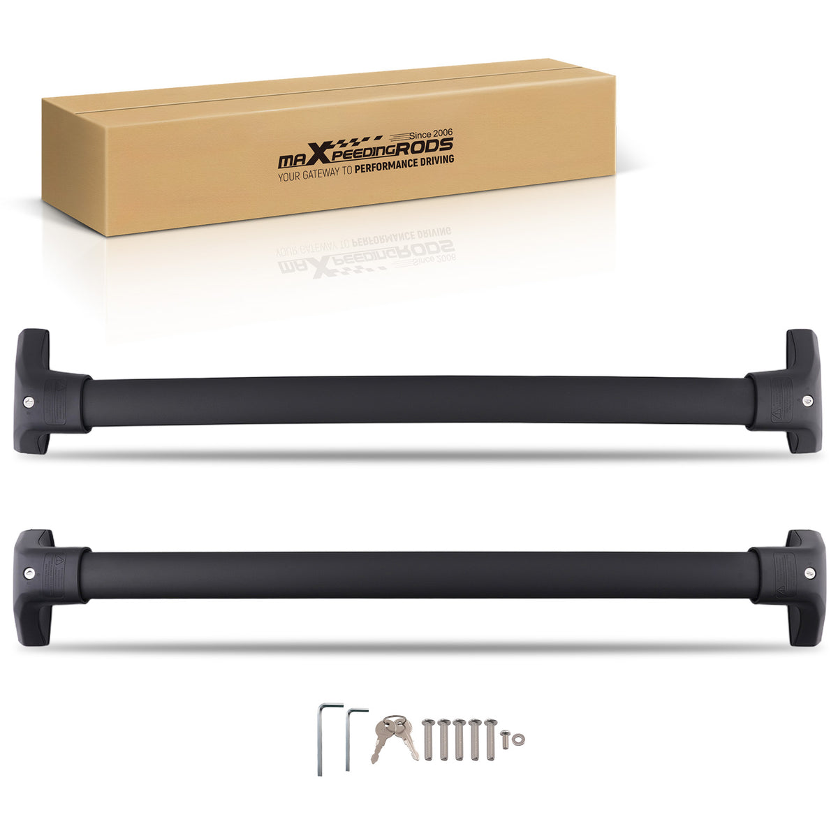2Pcs Roof Cross Bar compatible For Toyota Highlander XLE Limited 2020-2024 Aluminum