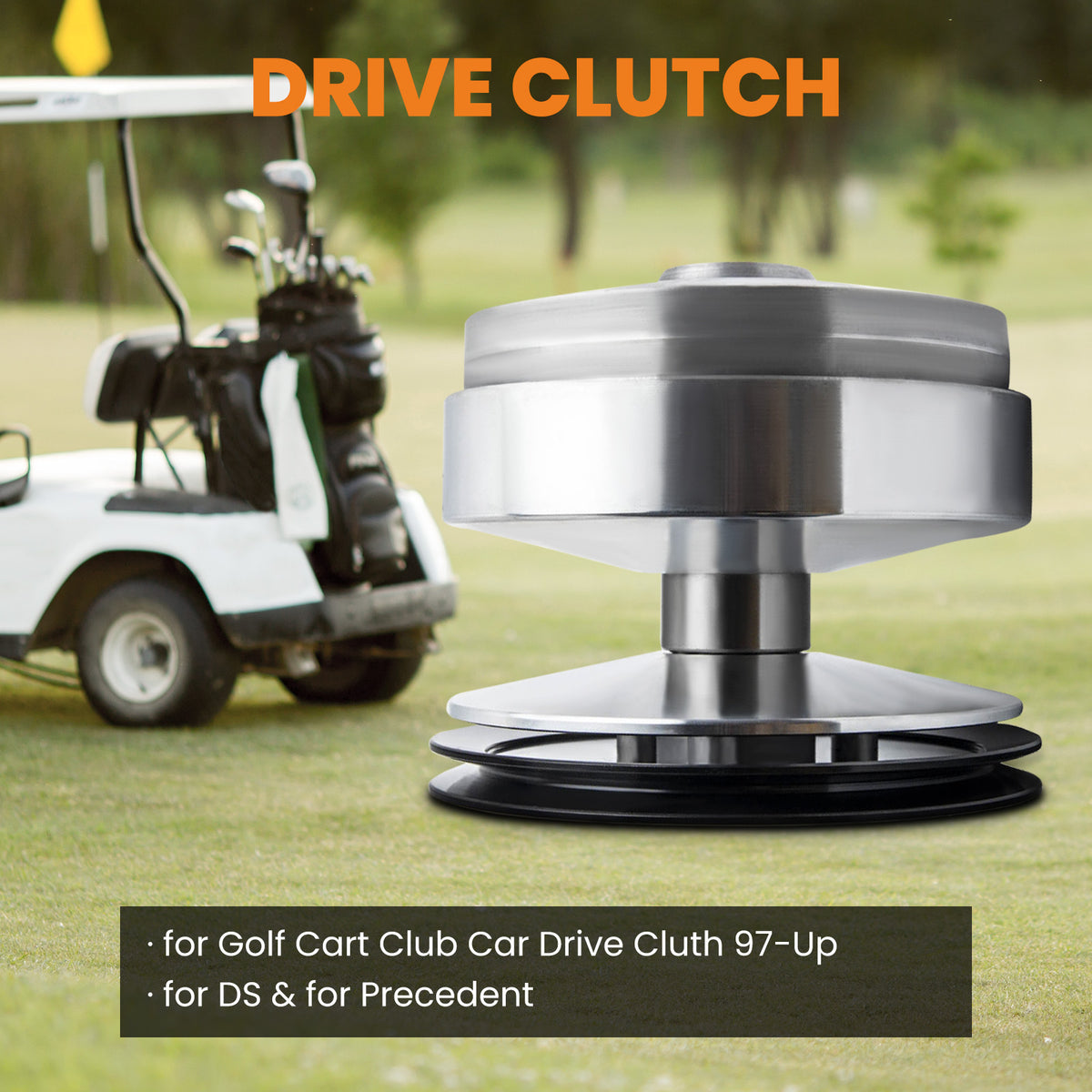 Club Car Gas compatible For Golf Cart Front Drive Clutch compatible For DS For Precedent 1997-2015