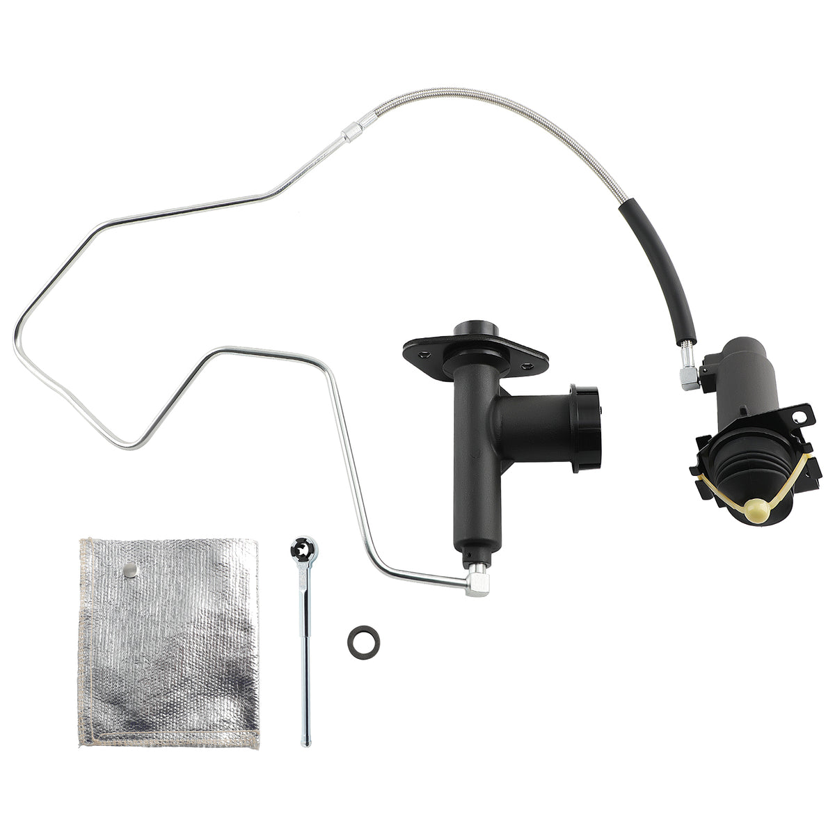 Clutch Line Slave Master Kit compatible For Ford F-250 F-350 1993-1997 CC649005