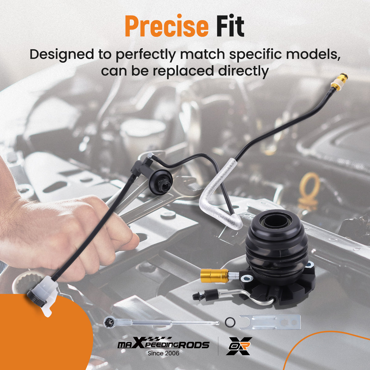 Clutch Master and Slave Cylinder Assembly compatible For Ford Explorer compatible For Ranger 2001-2011