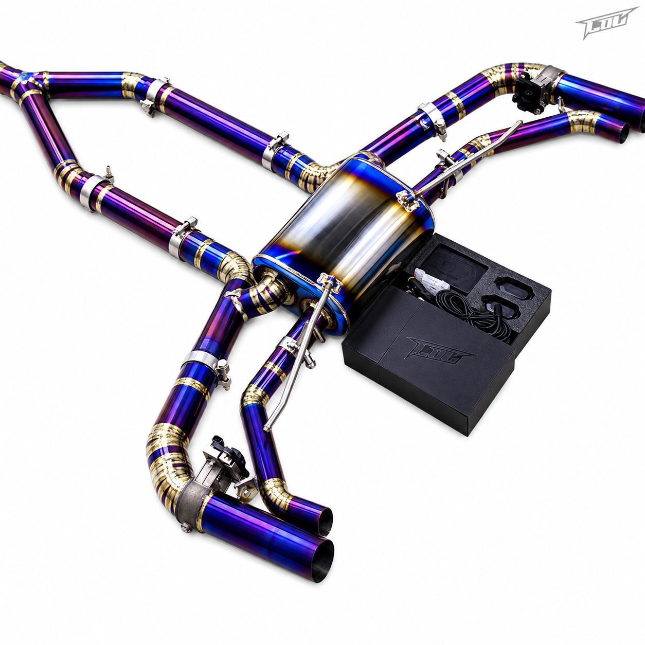 Titanium Catback Exhaust System for Mercedes Benz GLE53 AMG W167 3.0T