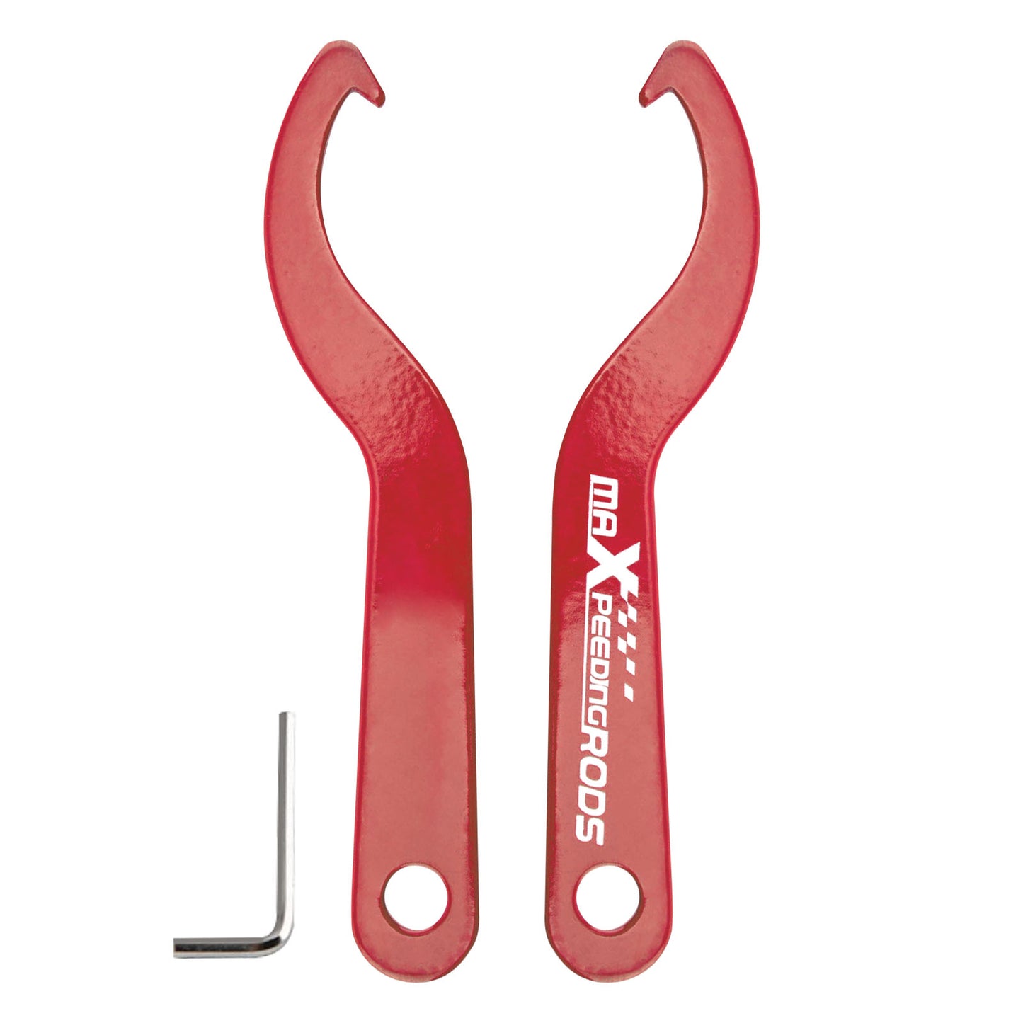 2x Steel Adjustable Sleeve Coilover Spanner Wrench Coil Overs Red