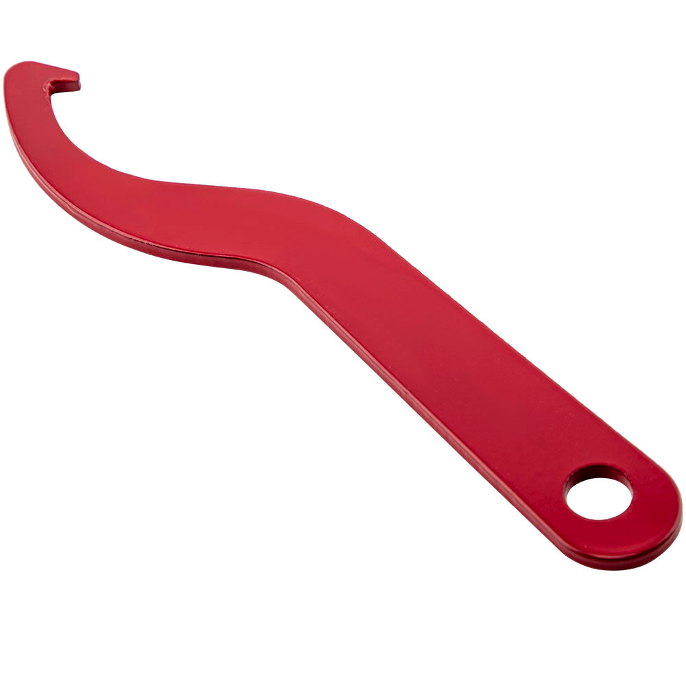 2x Steel Adjustable Sleeve Coilover Spanner Wrench Coil Overs Red