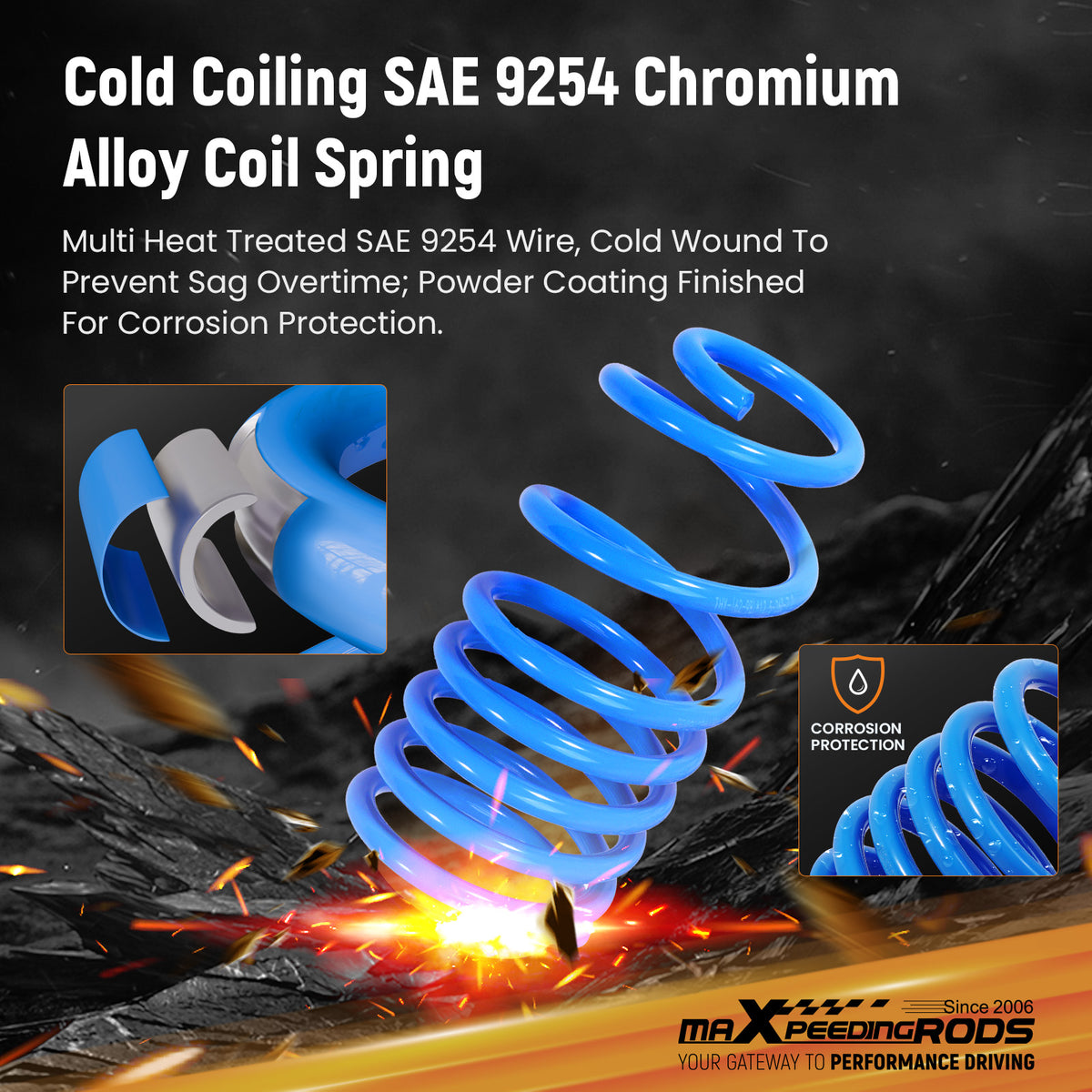 Lowering Springs compatible For Honda Civic 06-11 F 1.97 R 1.97