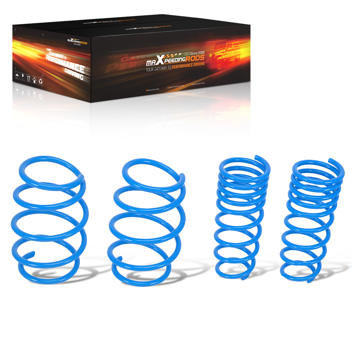 Racing Lowering Springs Drops 2 compatible For Toyota Corolla 2014-2019
