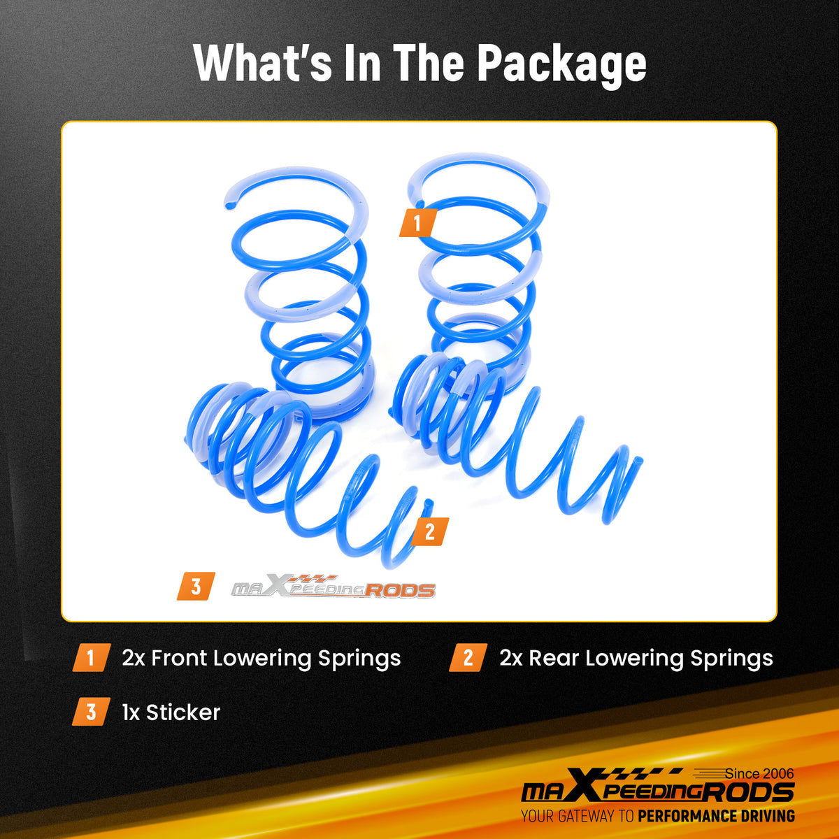 Lowering Springs Drop F:1.77/R:1.50 compatible For Scion XB XA 2004-2007