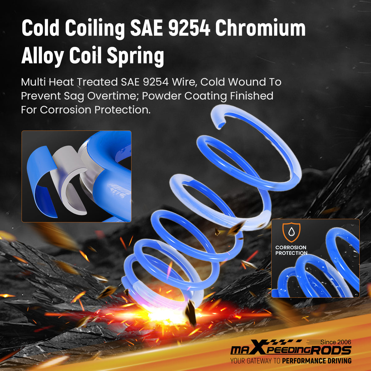 Lowering Springs Drop F:1.77/R:1.50 compatible For Scion XB XA 2004-2007
