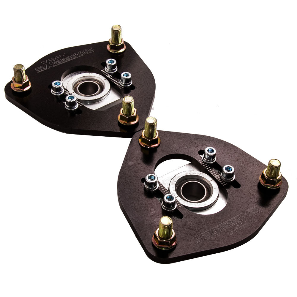Front Coilovers Camber Plate Plates Top Mount compatible For Nissan Silvia S13 S14 240SX