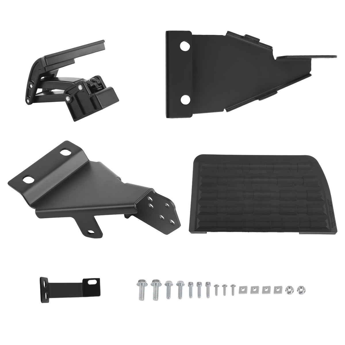 Rear Truck Bumper Side Bed Step Retractable BedStep compatible For Ford F-150 2021~2023
