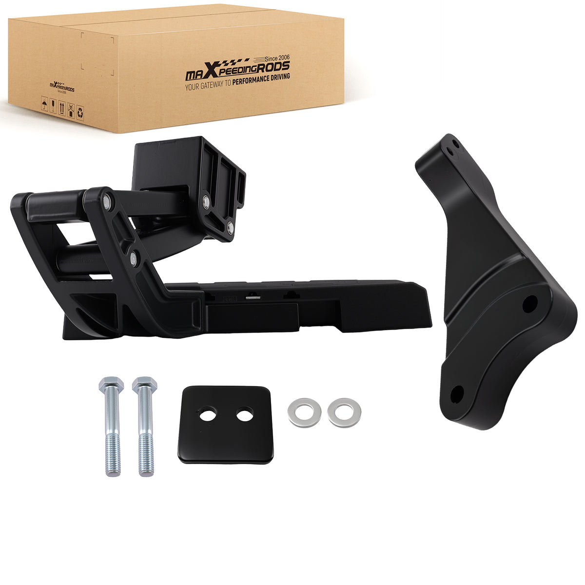 Aluminum Flip Down Step compatible For Ford F-150 2006-2014 V6 V8 75302-01A Under Bumper