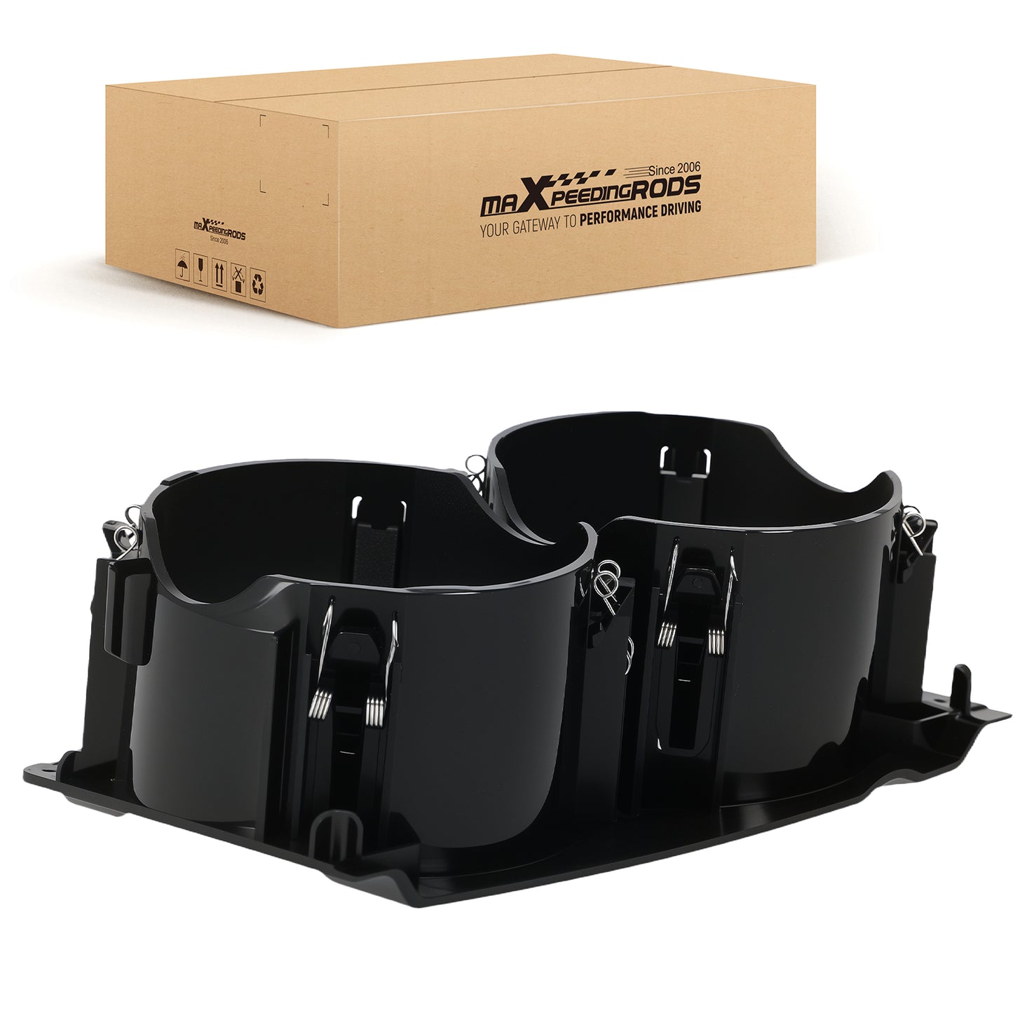2 Cup Holder Black compatible for Mercedes-Benz E-Class W212 E350 E550 10-13 A2126800110