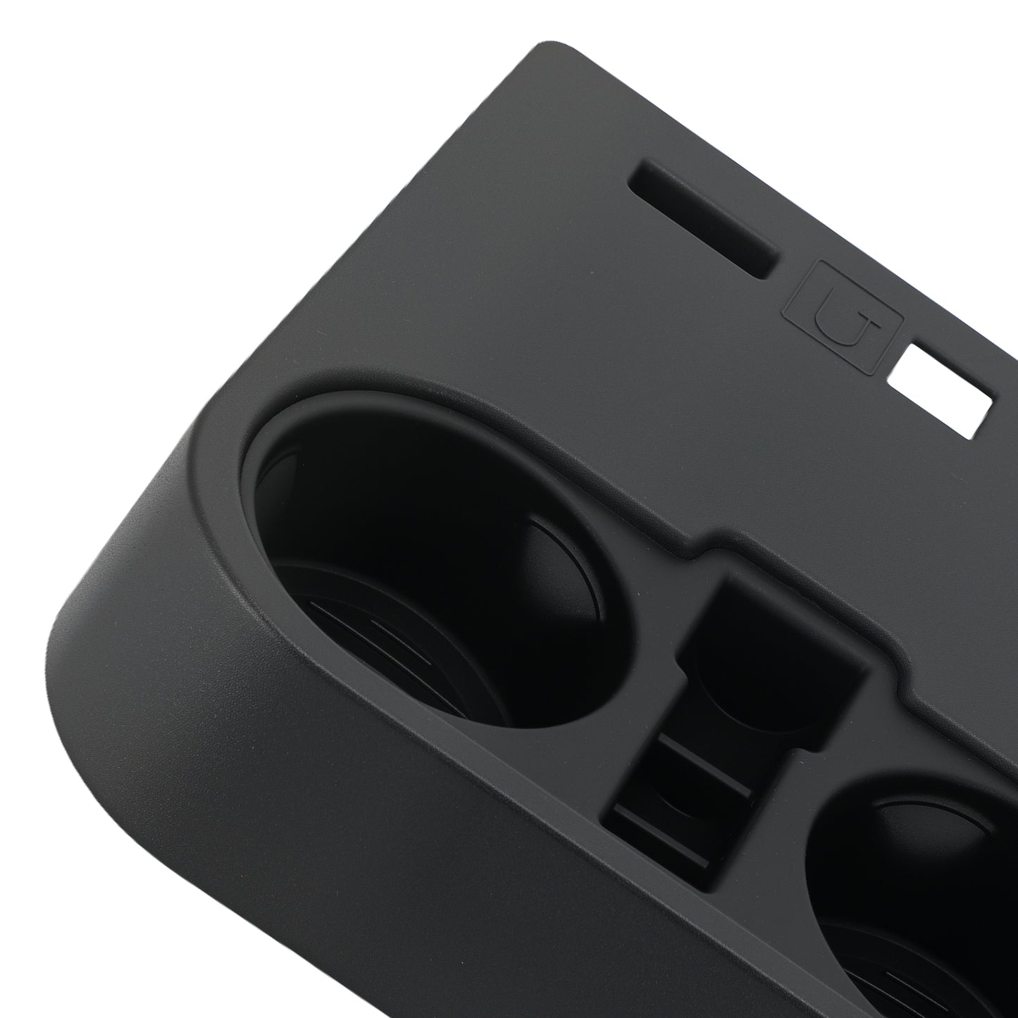 Black Center Holder compatible for Ford F150 2015-2020 F250 F350 2017-2022 HC3Z-2813562-AB