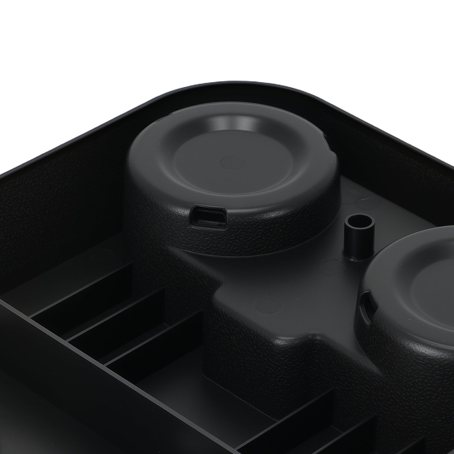 Black Center Holder compatible for Ford F150 2015-2020 F250 F350 2017-2022 HC3Z-2813562-AB