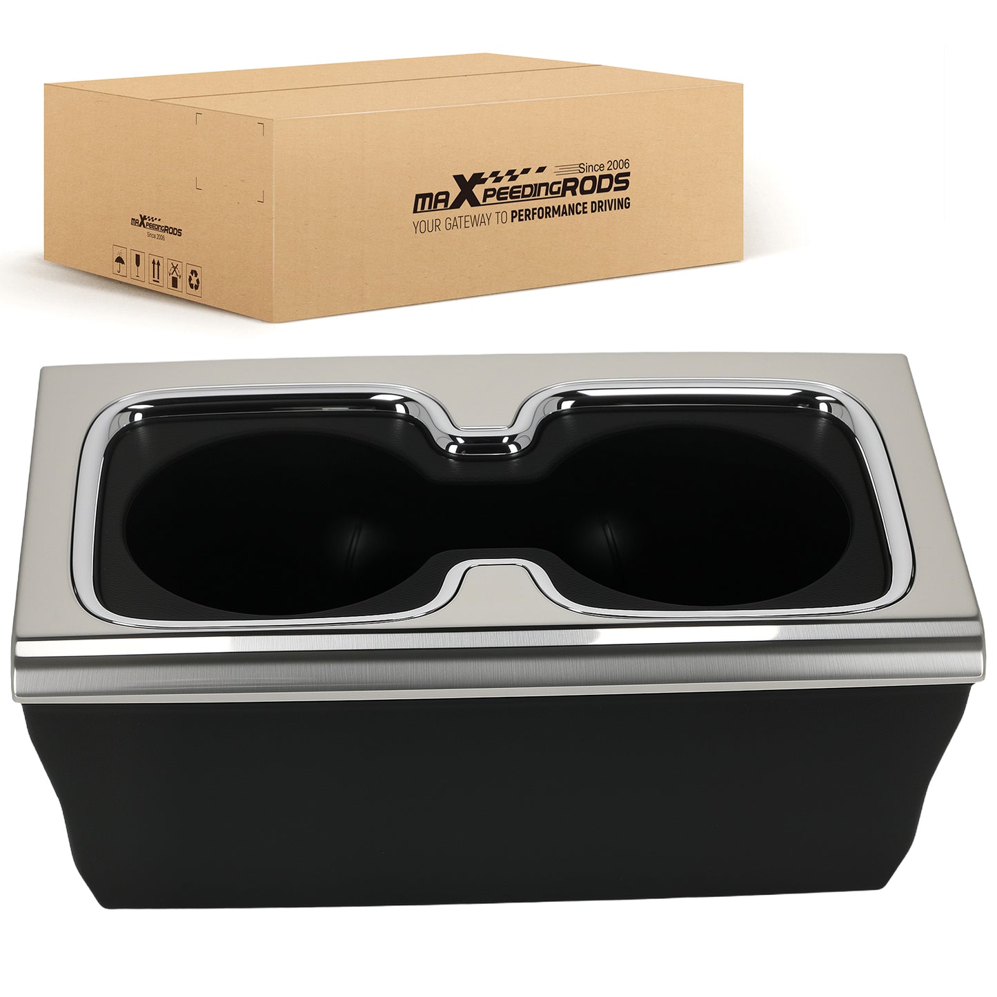2 Cup Holder Center Console compatible For Chevrolet Silverado GMC Sierra 2014-18 23467147
