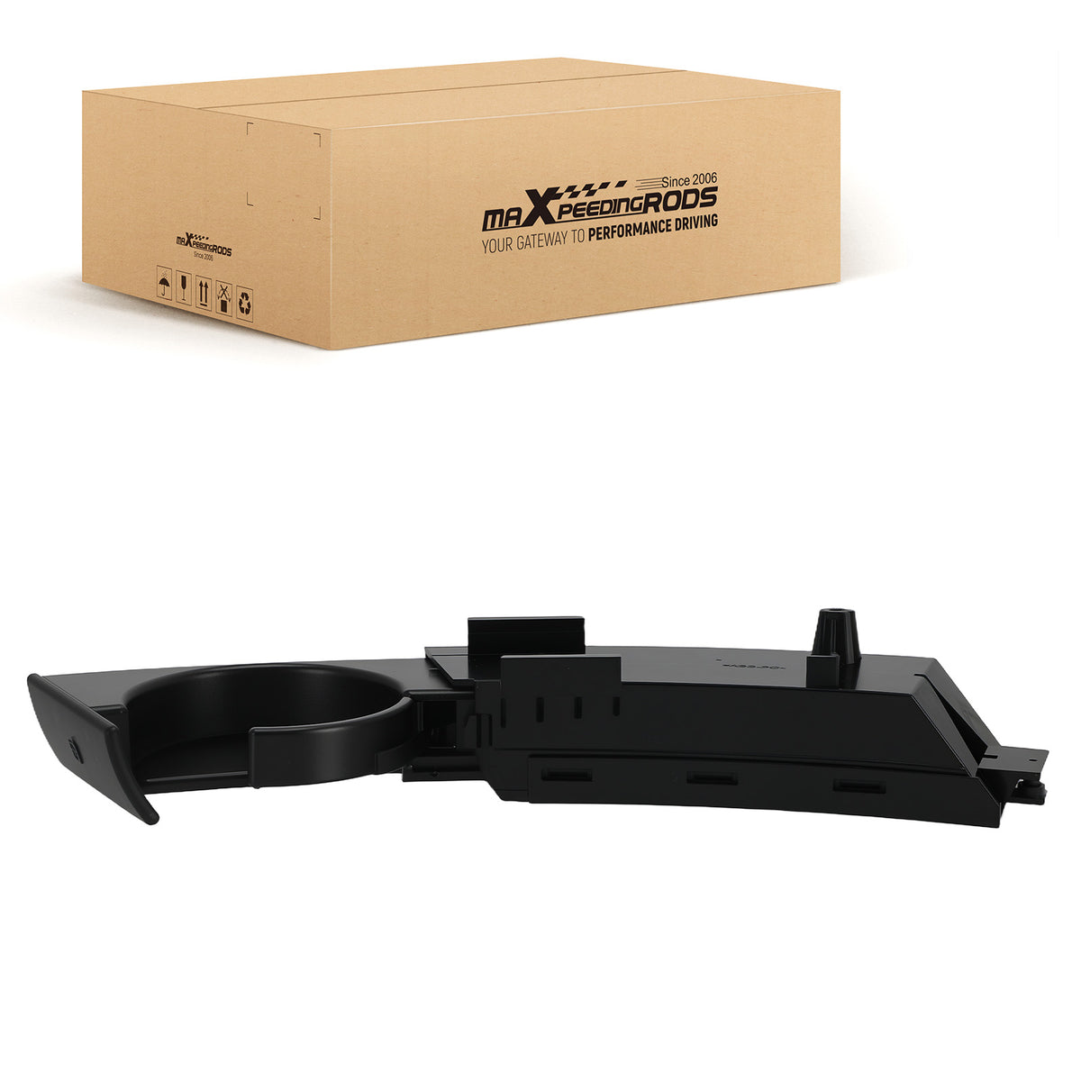 Black ABS Cup Holder Front Left compatible For BMW Z4 E85 E86 2003-2008 51457070323