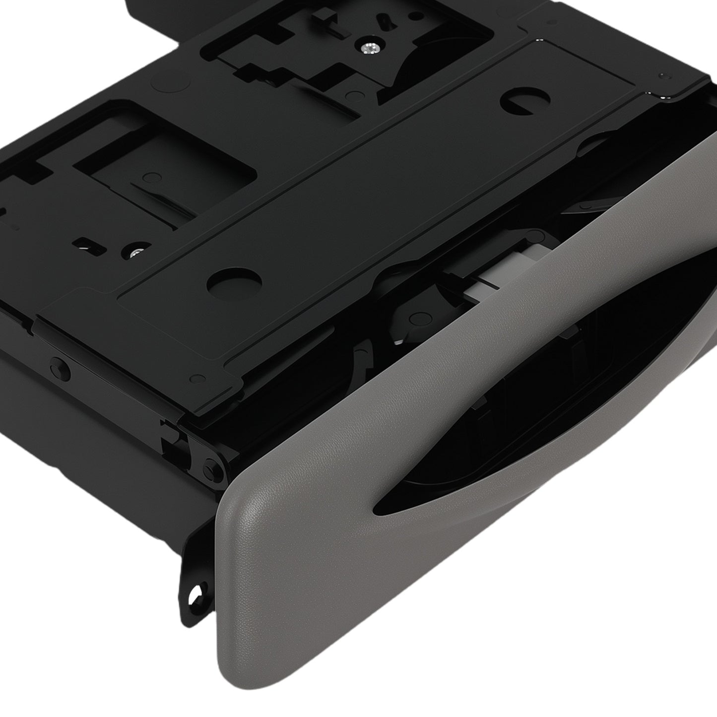 Dual Cup Holder Center compatible for Ford F-250 Super Duty 1999-2004 Gray YC3Z2513560AAA