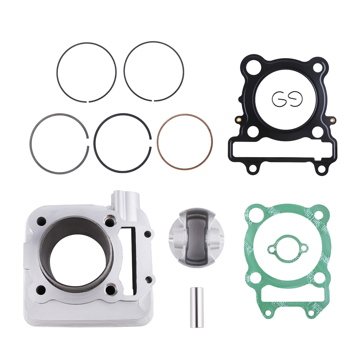 Cylinder w/ New PistonTop End Kit compatible For Yamaha YFM 250 Raptor YFM250R 08-13