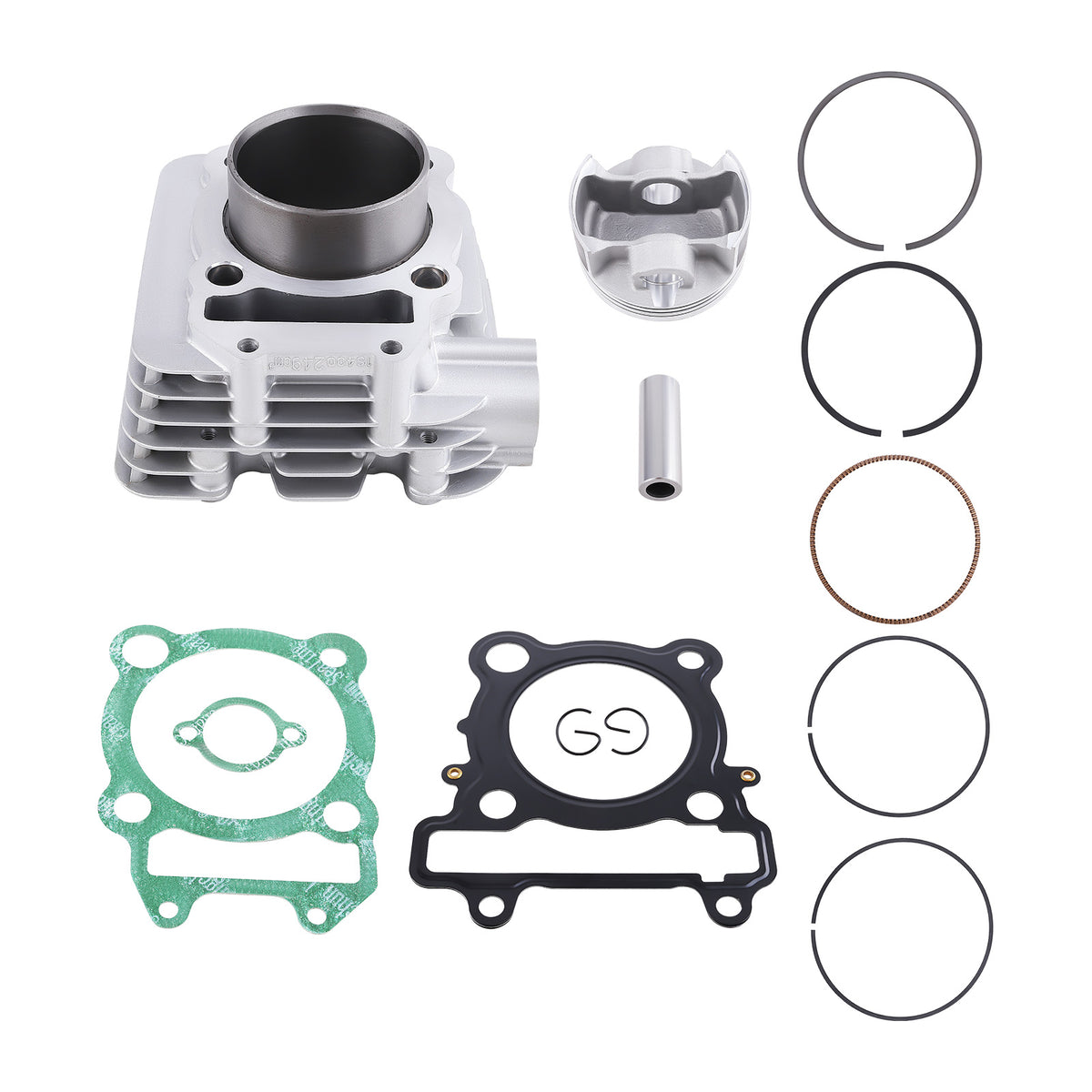 Cylinder w/ New PistonTop End Kit compatible For Yamaha YFM 250 Raptor YFM250R 08-13
