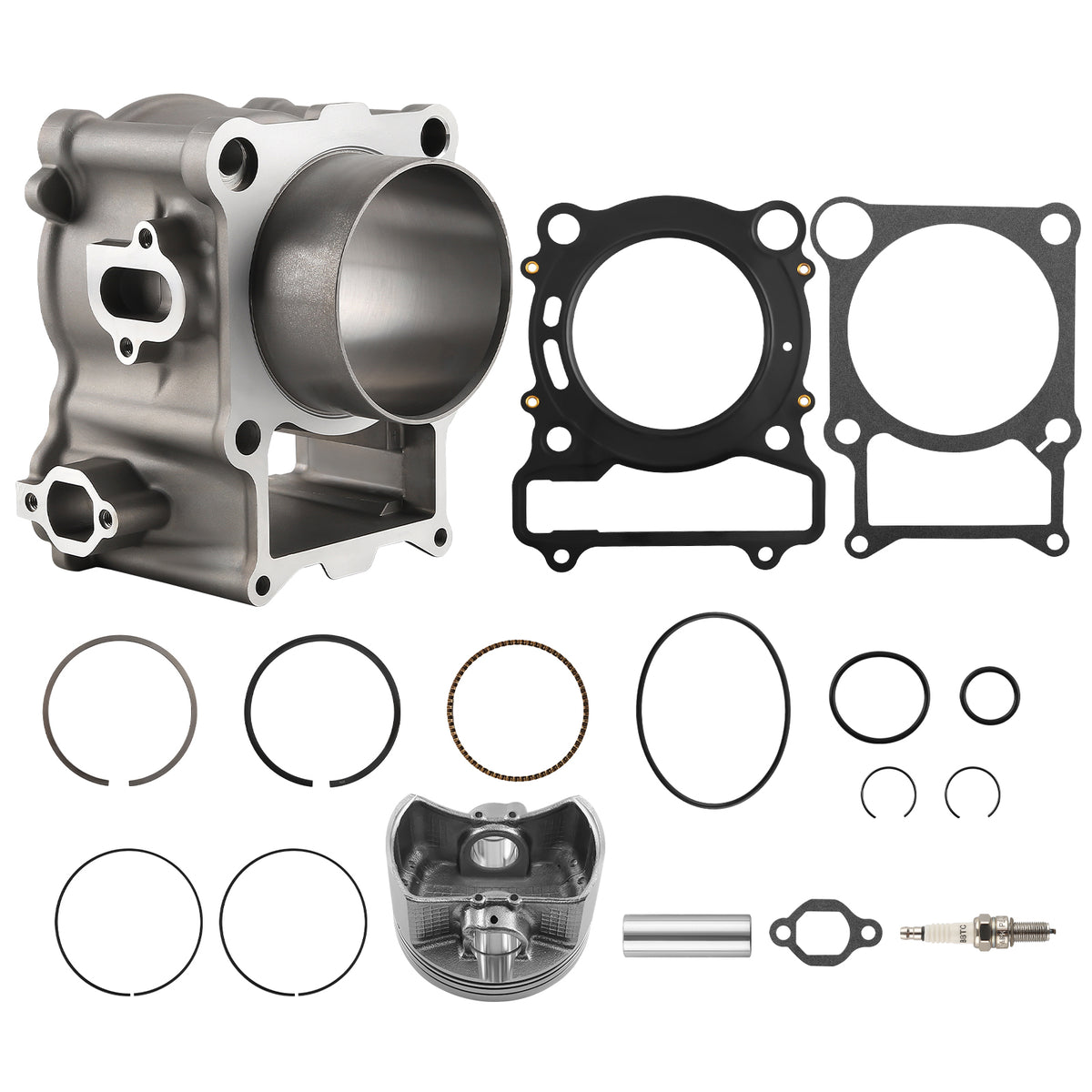 Cylinder Piston Gasket Top End Kit compatible For Yamaha Kodiak Grizzly 400 YFM40 2000-2008