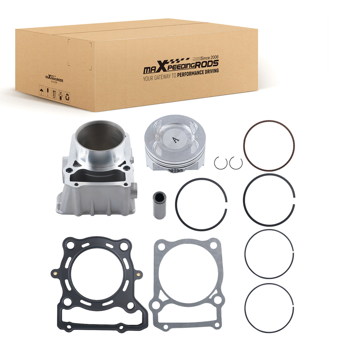 Cylinder Piston Top End Rebuild Kit compatible For Kawasaki KLX250 R/S/SF KLX300R 78mm