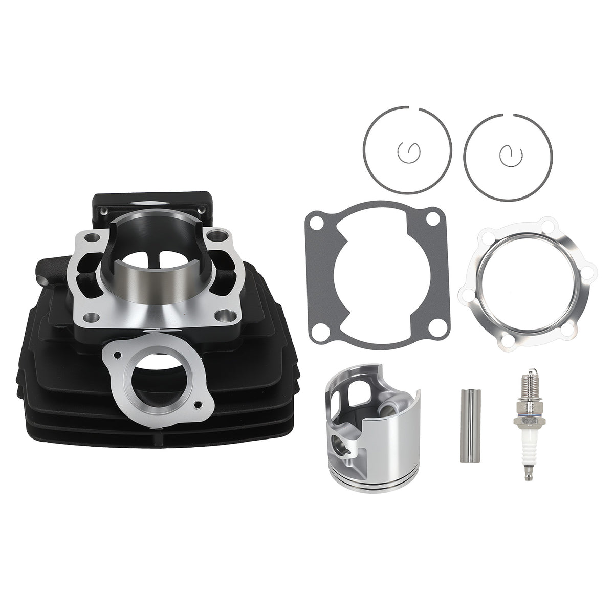Cylinder Head Kit compatible For Yamaha DT175 MX175 1978-2014 Complete Assembly 66mm Bore