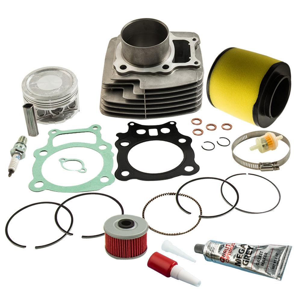 Cylinder Piston Gasket Top End Rebuild Kit compatible For Honda Rancher TRX350 00-06 New