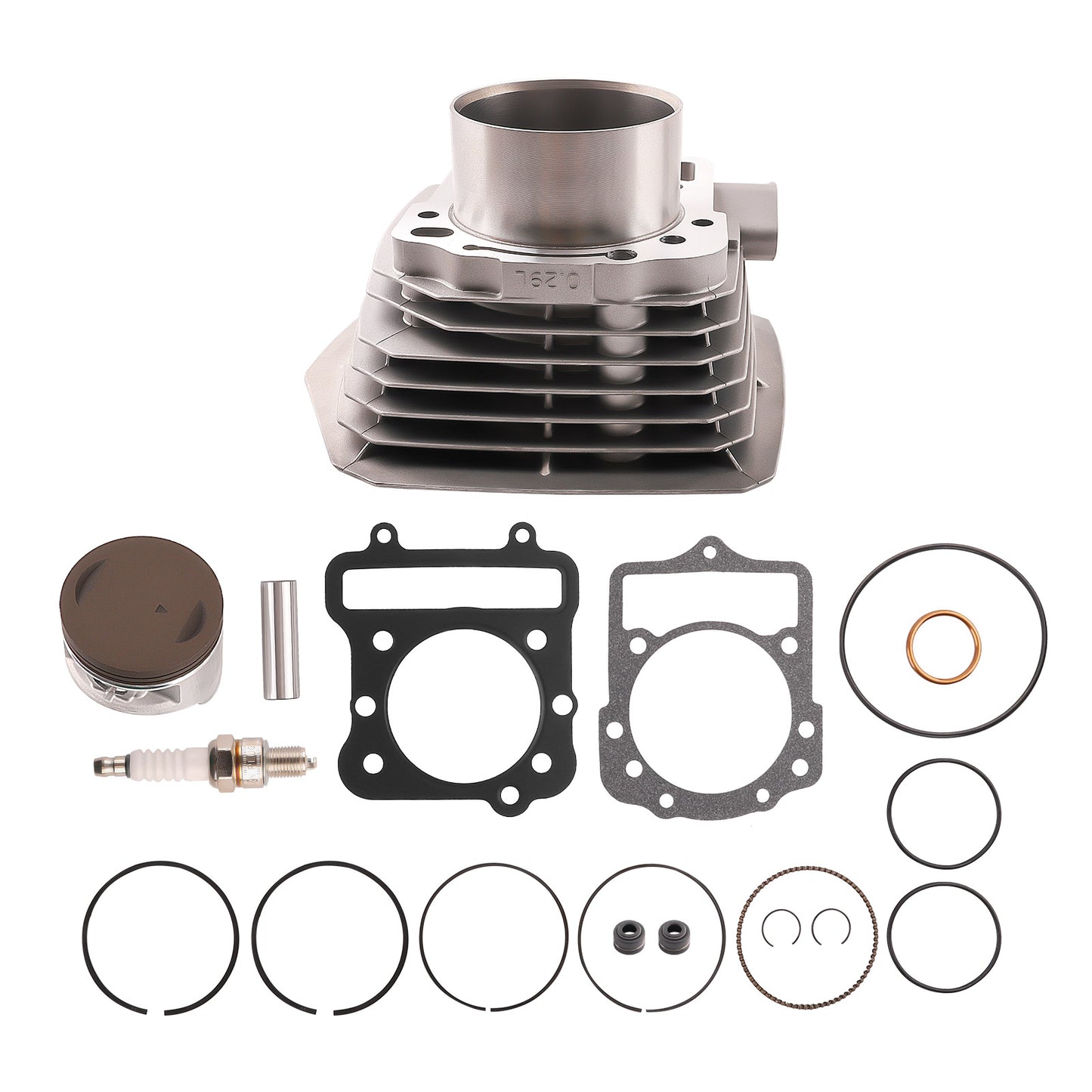 Cylinder Piston Head Gasket Top End Kit compatible For Kawasaki Bayou 300 2x4 4X4 1989-2005