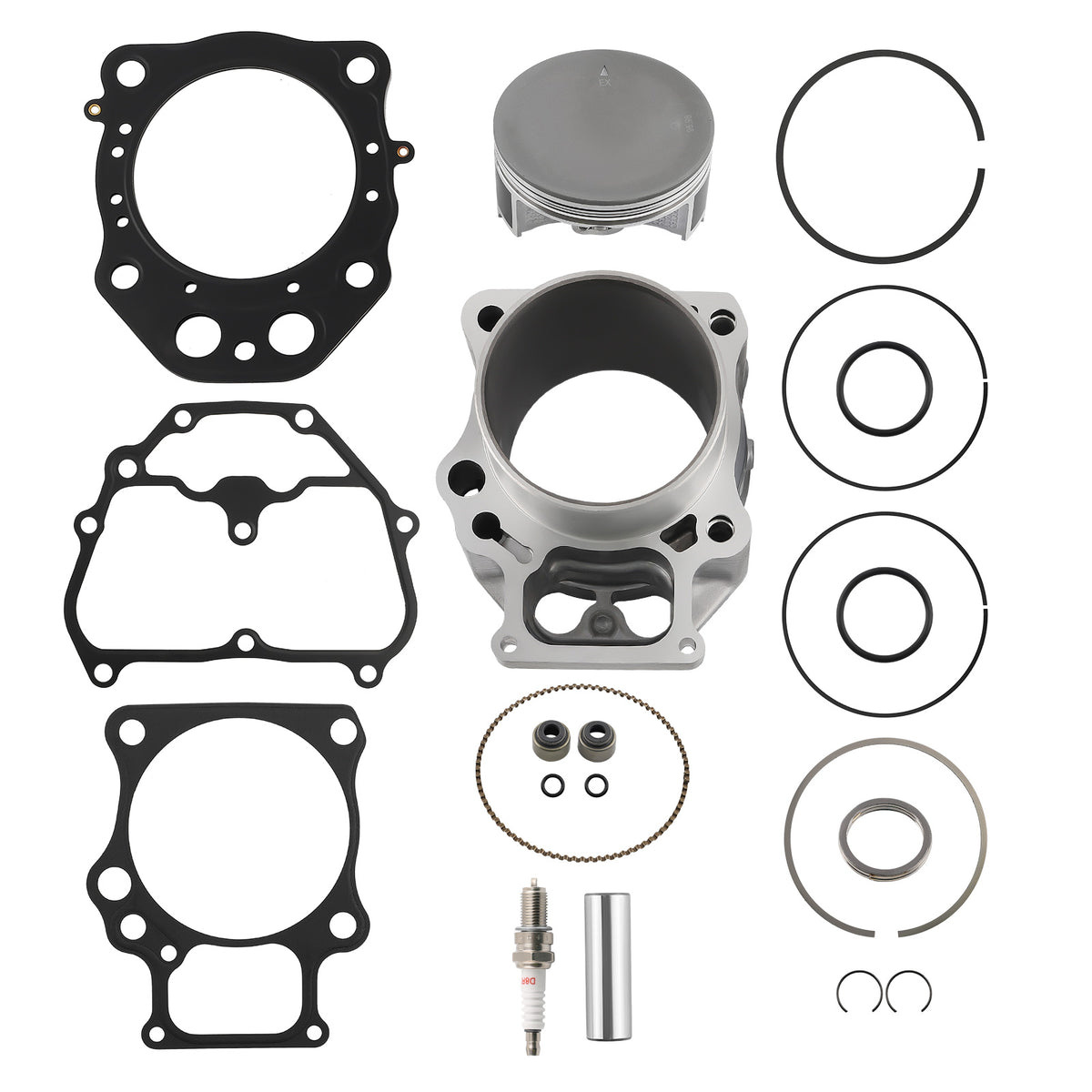 Cylinder Piston Rings Gasket Top End Rebuild Kit compatible For Honda Foreman TRX520 20-24