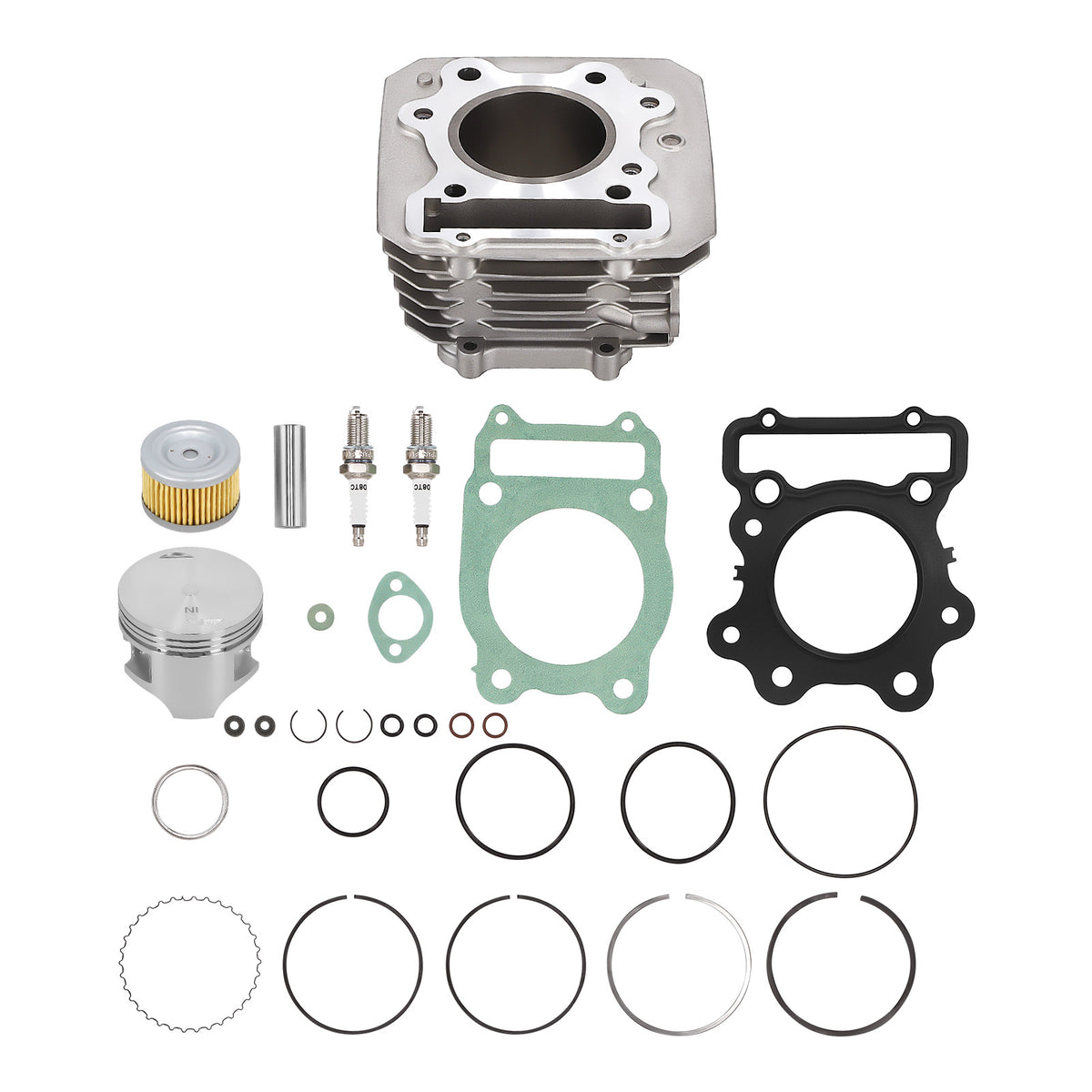 Engine Cylinder Piston Rebuild Kit compatible For Honda TRX 300 Fourtrax FW 2x4 4x4 88-00