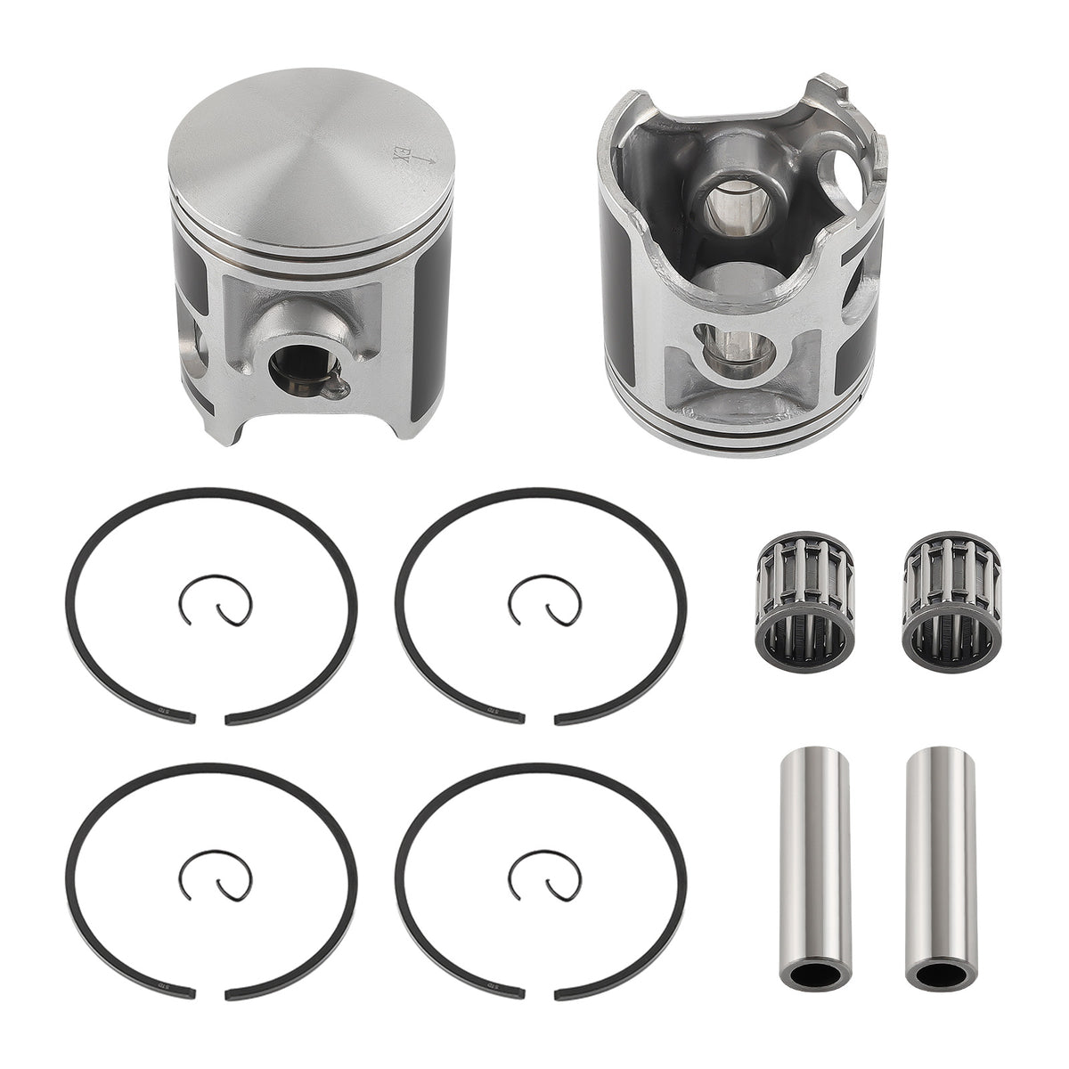 Engine Cylinder Piston Gasket Top End Rebuild Kit compatible For Yamaha RD350 1973-1975