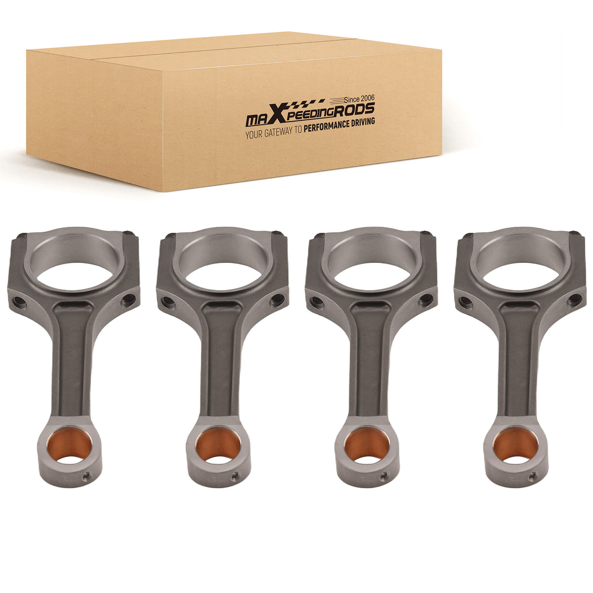 4pcs Connecting Rods For Turbo 2.0L compatible For Hyundai Genesis Santa Fe compatible For Kia Optima Sorento