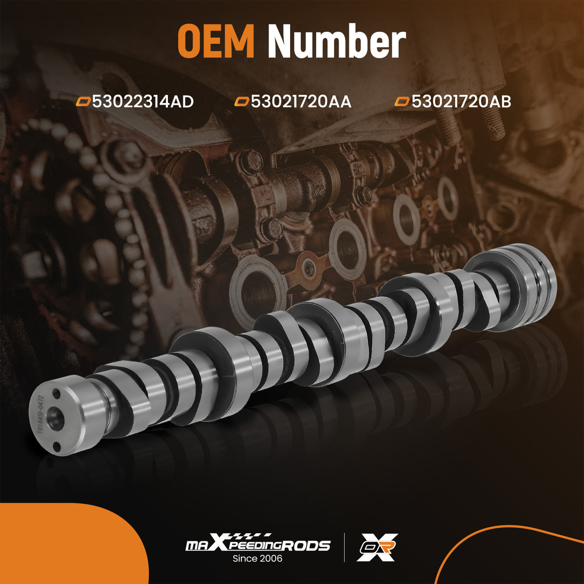 Engine Camshaft compatible For Dodge Ram 2500 3500 Trucks 5.7L Hemi V8 2009-2018 53022314AD