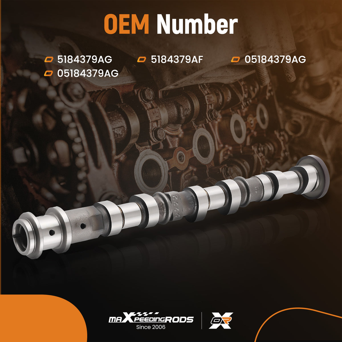 Intake Camshaft Left Side compatible For Dodge JeepChrysler 300 3.6L 2011-2020  5184379AG